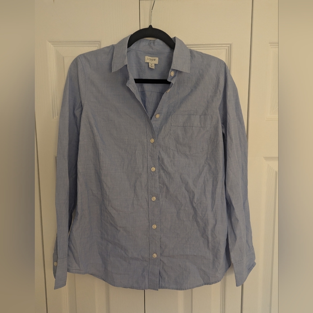 J. Crew Light Blue Button Down Shirt
